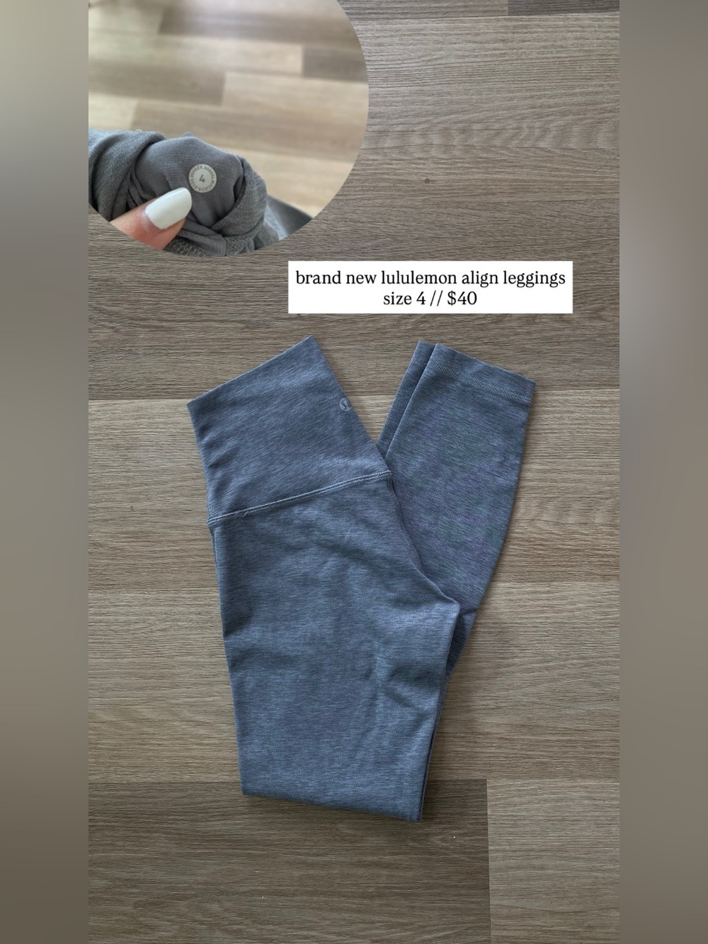 like new lululemon align leggings size 4